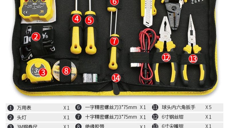 手动五金工具标准型号主要分为以下几类：
